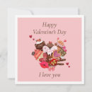 Search for valentines day thank you cards Chocolate