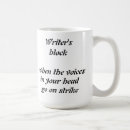 Search for writers block mugs Writer's