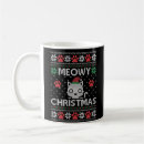Search for funny ugly sweater mugs Cat