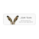 Search for easter bunny return address labels Watercolor