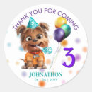 Search for puppy party stickers Boy