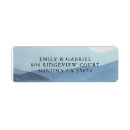 Search for mountain return address labels Watercolor