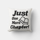 Search for book lover cushions One more chapter