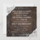 Search for leather and lace invitations Country