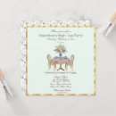 Search for tea party seasonal invitations Modern