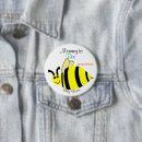 Search for cute bumble bees badges Mother to be