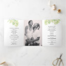 Search for eucalyptus wedding programmes Flowers