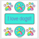 Search for rainbow paws stickers Dog