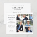 Search for multiple photo graduation invitations Simple