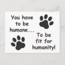 Search for humanity postcards Humane