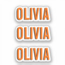 Search for orange monogram stickers Trendy