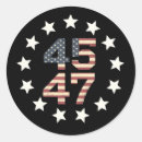Search for round american flag stickers President