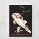 Search for dance studio invitations Ballerina
