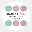 Search for thanks a latte stickers Thank you