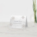 Search for snowflake thank you cards Glitter