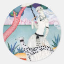 Search for vintage fashion illustration stickers Roaring twenties