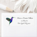 Search for hummingbird return address labels Colibri
