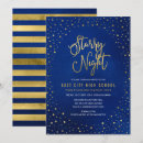 Search for stars graduation invitations Stripes