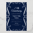 Search for elegant 25th wedding anniversary invitations Script