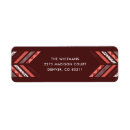 Search for herringbone return address labels Chevron