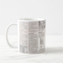 Search for vintage newspaper mugs Antique