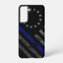 Search for blue line samsung cases Police