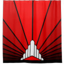 Search for art deco shower curtains Red