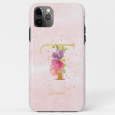 Search for initial t iphone cases Watercolor