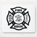 Search for fire rescue mouse mats Fireman