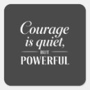 Search for courage stickers Quote