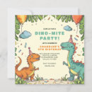 Search for funny dinosaur birthday invitations T rex