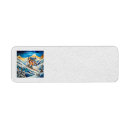 Search for skier return address labels Mountains
