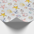 Search for seashells wrapping paper Seaside