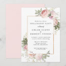 Search for blush pink engagement party invitations Chic