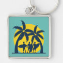 Search for palm tree key rings Surfing