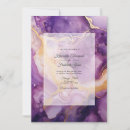 Search for purple geode wedding invitations Watercolor