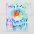 Search for robin painting postcards Winter