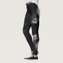 Search for half leggings Black and white