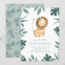 Search for prince birthday invitations Safari