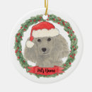 Search for red poodle christmas tree decorations Green