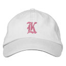 Search for letter k hats Monogrammed
