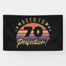 Search for 70th birthday banners Funny