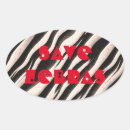 Search for striped zebra stickers Africa