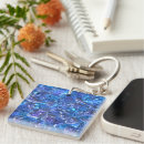 Search for gem stones key rings Blue