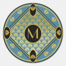 Search for art nouveau pattern stickers Retro