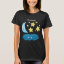 Search for moon and stars tshirts For her