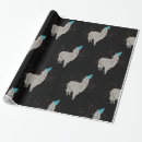 Search for alpaca christmas wrapping paper Llama