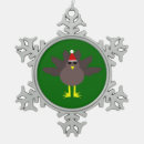 Search for funny turkey christmas tree decorations Turkeys