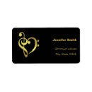 Search for bass return address labels Treble clef
