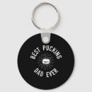 Search for hockey pucks key rings Dad